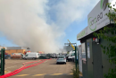 Incendie sur le site Acyclea à Saint-Apollinaire (21)
